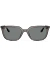 Ray Ban Womens Rb4439d Square-frame Propionate Sunglasses Grey In 灰色
