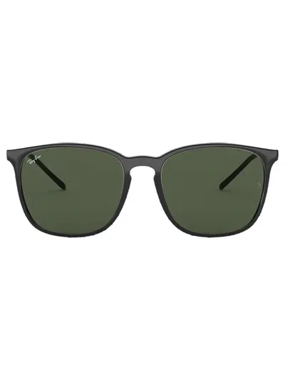 Ray Ban Square Frame Sunglasses In Black