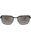 Ray Ban Scuderia Ferrari Collection Square-frame Sunglasses In Black