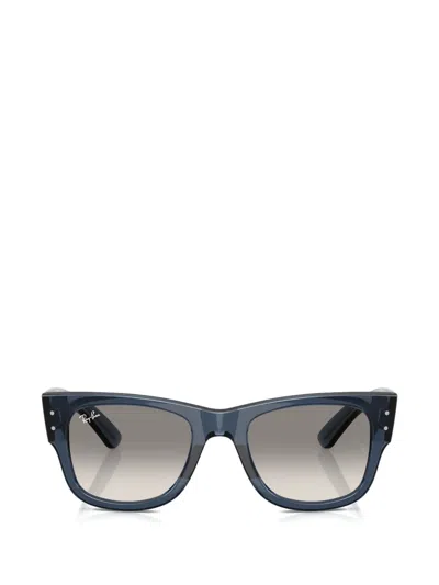 Ray Ban Square Frame Sunglasses In Blue