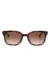 Ray Ban Square-frame Sunglasses In Brown