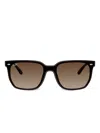 Ray Ban Square-frame Sunglasses In Gold