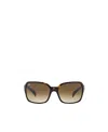 Ray Ban Ray-ban Square-frame Sunglasses In Brown