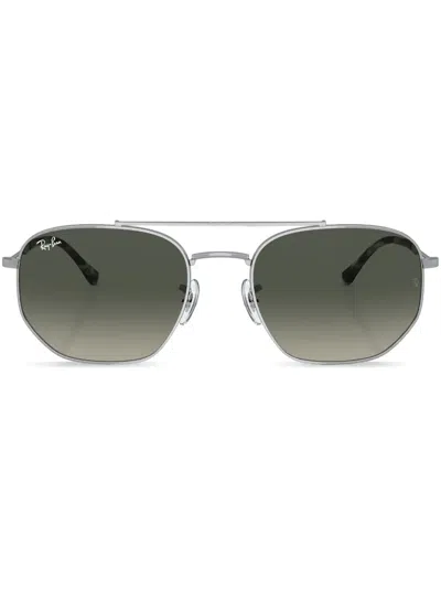 Ray Ban Square-frame Sunglasses In Grau