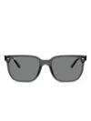 Ray Ban Square-frame Sunglasses In Gray
