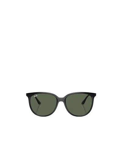 Ray Ban Ray-ban Square Frame Sunglasses In Green