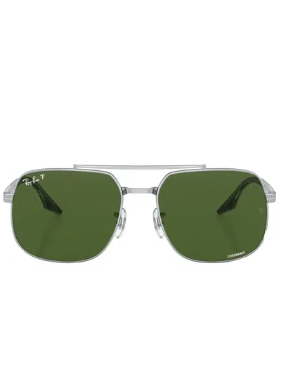 Ray Ban Square-frame Sunglasses In Grün