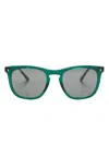 Ray Ban Square-frame Sunglasses In Grün