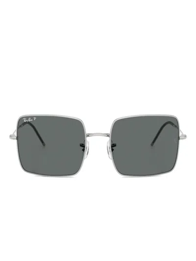 Ray Ban Square-frame Sunglasses In Silver
