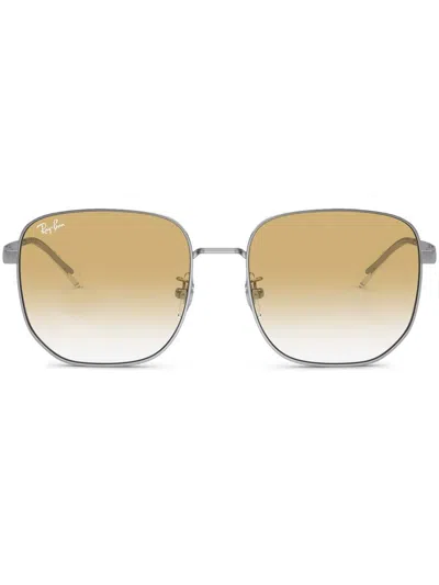 Ray Ban Square-frame Sunglasses In Silver