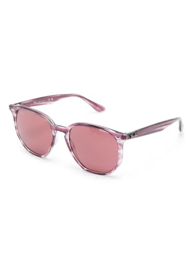 Ray Ban Square-frame Sunglasses In Violett