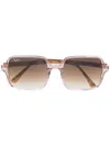 Ray Ban Square-frame Sunglasses In White