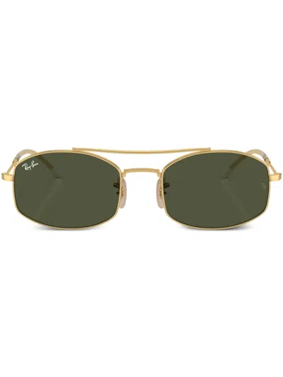 RAY BAN SQUARE-FRAME TINTED-LENSES SUNGLASSES