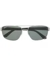 Ray Ban Square Frame Tinted Sunglasses In Black