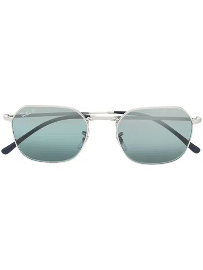 Ray Ban Square-frame Tinted Sunglasses In Silver