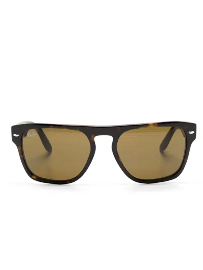 Ray Ban Square-frame Tortoiseshell Sunglasses In Brown