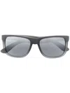 Ray Ban Square Framed Sunglasses In Grey