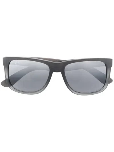 Ray Ban Square Framed Sunglasses In Grey