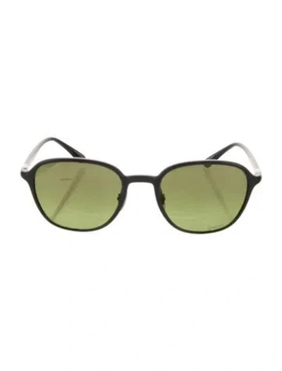 Pre-owned Ray Ban Square Gradient Sunglasses In Gray