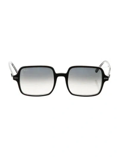 Pre-owned Ray Ban Square Ii Square Sunglasses In Black