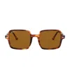 Ray Ban Square Ii Tortoiseshell Sunglasses In Brown