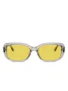 Ray Ban Square Sunglasses In Gray