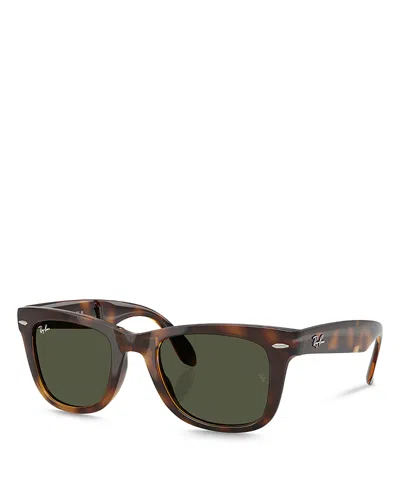 RAY BAN RAY-BAN SQUARE SUNGLASSES, 50MM
