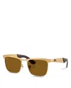 Ray Ban Ray-ban Square Sunglasses, 53mm In Brown