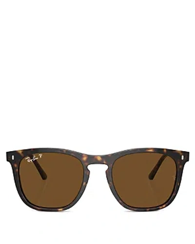 Ray Ban Ray-ban Square Sunglasses, 53mm In Brown