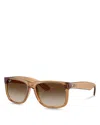 Ray Ban Ray-ban Square Sunglasses, 54mm In Beige