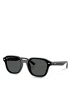 Ray Ban Ray-ban Square Sunglasses, 65mm In Black