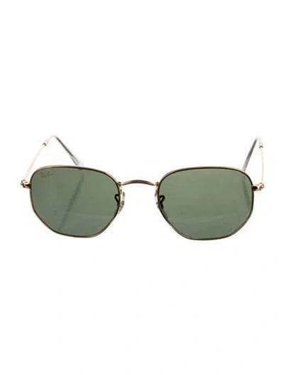 Pre-owned Ray Ban Square Tinted Sunglasses