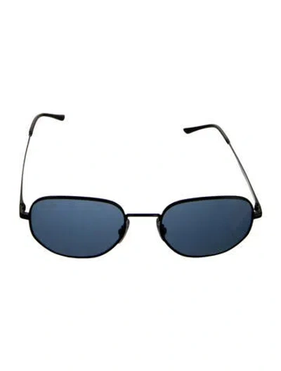 Pre-owned Ray Ban Square Tinted Sunglasses In Black