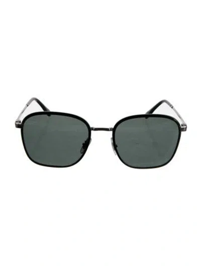 Pre-owned Ray Ban Square Tinted Sunglasses In Green