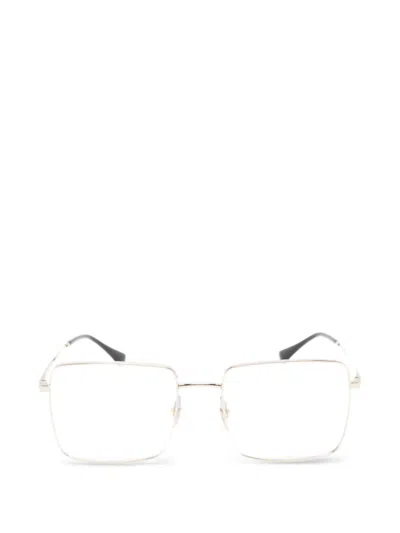 Ray Ban Square-frame Glasses In Gold