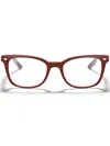 Ray Ban Square-frame Glasses In Rot