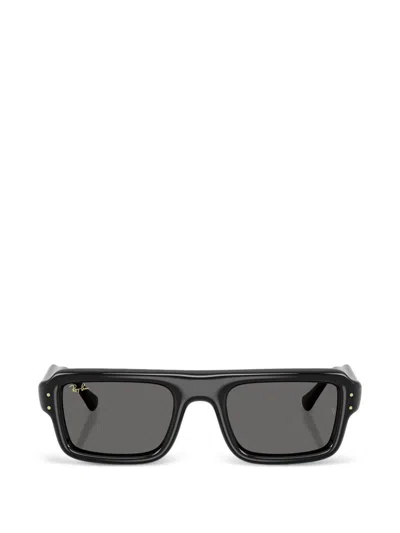 Ray Ban Square-frame Sunglasses In Black
