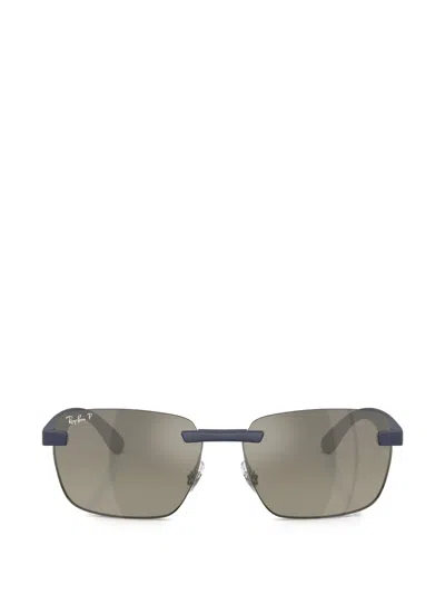 Ray Ban Square-frame Sunglasses In Brown