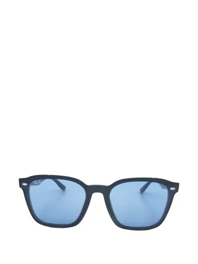 Ray Ban Square-frame Sunglasses In Blue