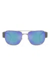 Ray Ban Square-frame Sunglasses In Blue