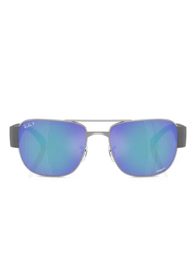 Ray Ban Square-frame Sunglasses In Blue