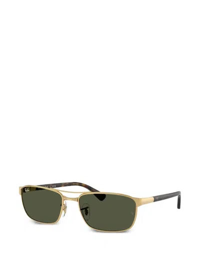 Ray Ban Square-frame Sunglasses In Green