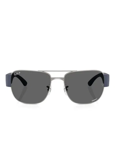 Ray Ban Square-frame Sunglasses In Silver