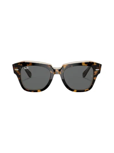 Ray Ban State Street - Rb2186 Sunglasses In Black