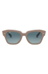 Ray Ban Ray In Beige/blue Gradient Grey