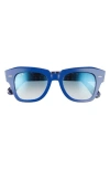 Ray Ban Ray-ban State Street 49mm Gradient Square Sunglasses In Blue/blue Gradient