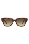 Ray Ban Ray-ban State Street 49mm Small Square Sunglasses In Multi
