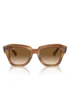 RAY BAN STATE STREET 52MM SUNGLASSES