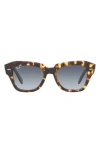 Ray Ban Ray-ban State Street 52mm Sunglasses In Yellow Havana/light Blue Grey