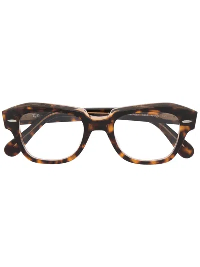Ray Ban State Street Glasses In Braun